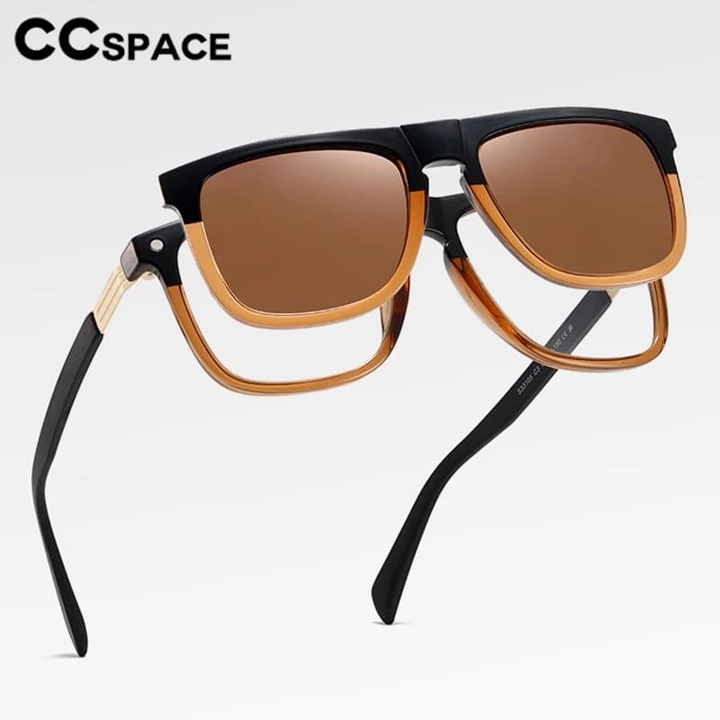 Fold Magnet Clip On Glasses Frame Trend Polarized Sunglasses For Women Men Optical Reading Glasses Customized Astigmatism