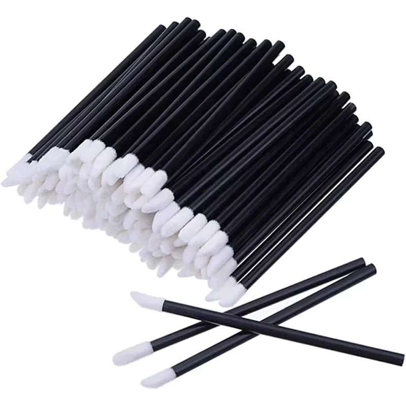 50/100pcs Disposable Lip Brushes Eyelash Applicator Mascara Wands Brush Lipstickers Wands Makeup Tools EyelashExtension Supplies