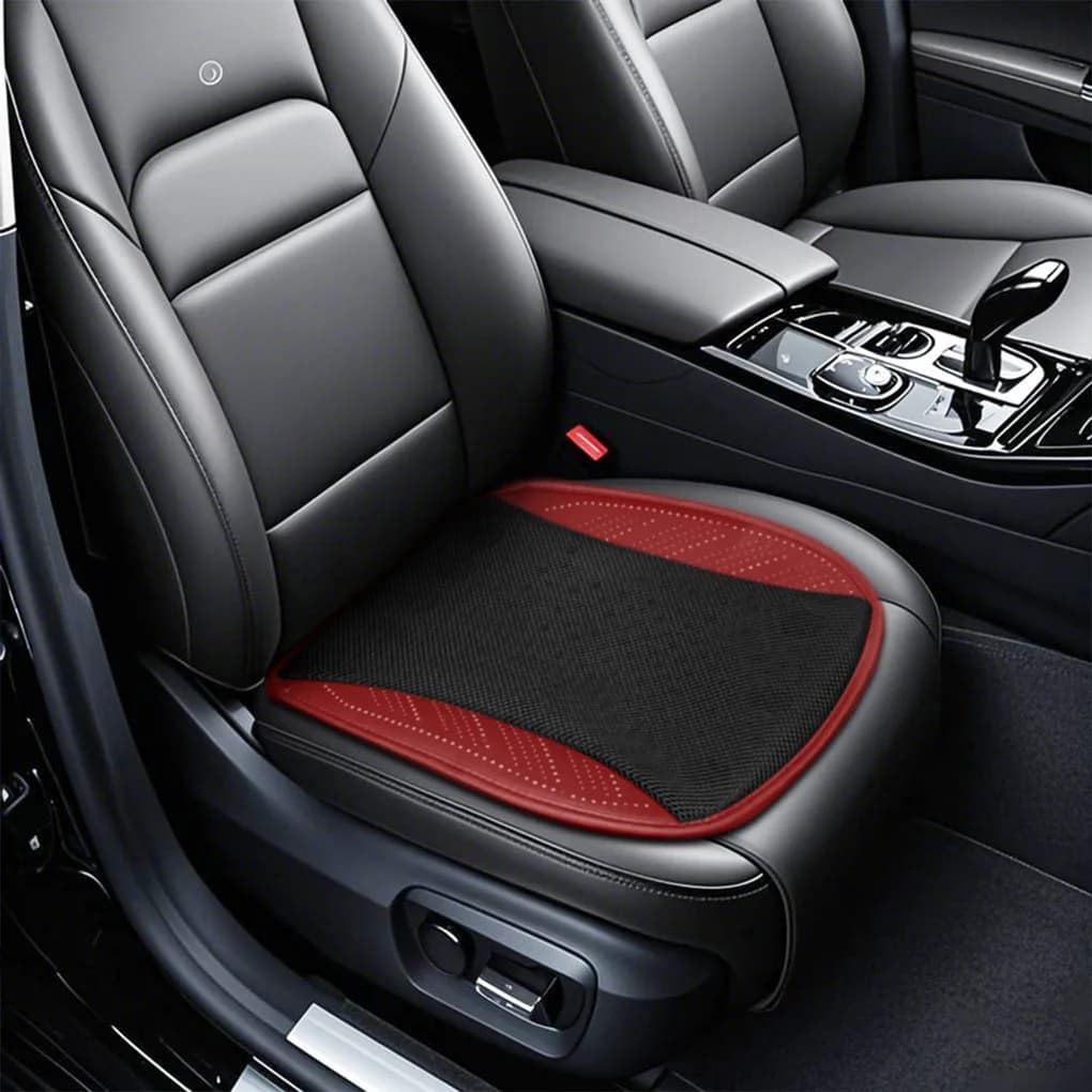 Seat cushion Cooling Seat cushion Seat cushion Fan car housing with quick cooling for men Red