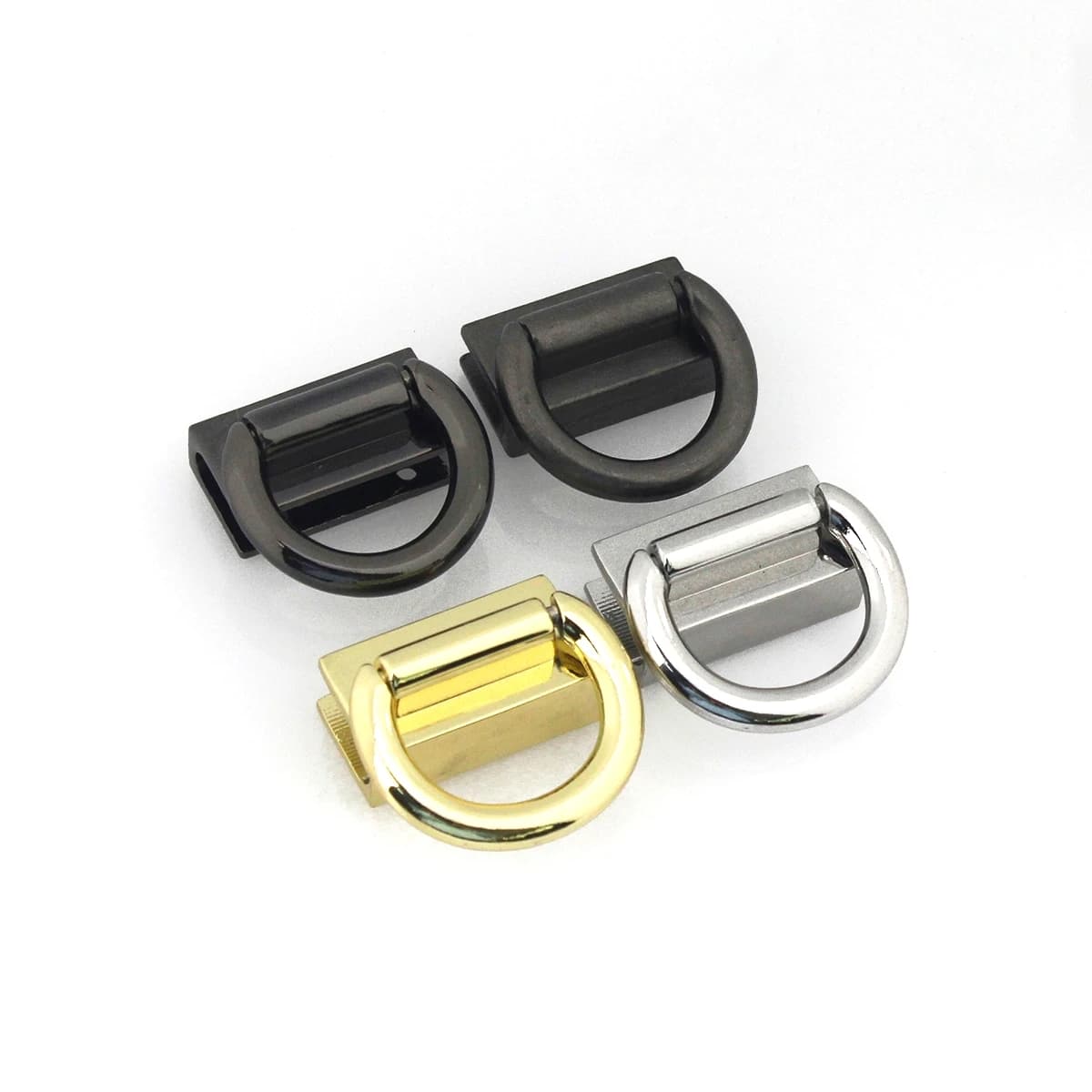 2pcs Fashion Metal Buckle Bag Side Edge Hang Clasp Clip for DIY Leather Craft Bag Strap Belt Handle Shoulder Accessories