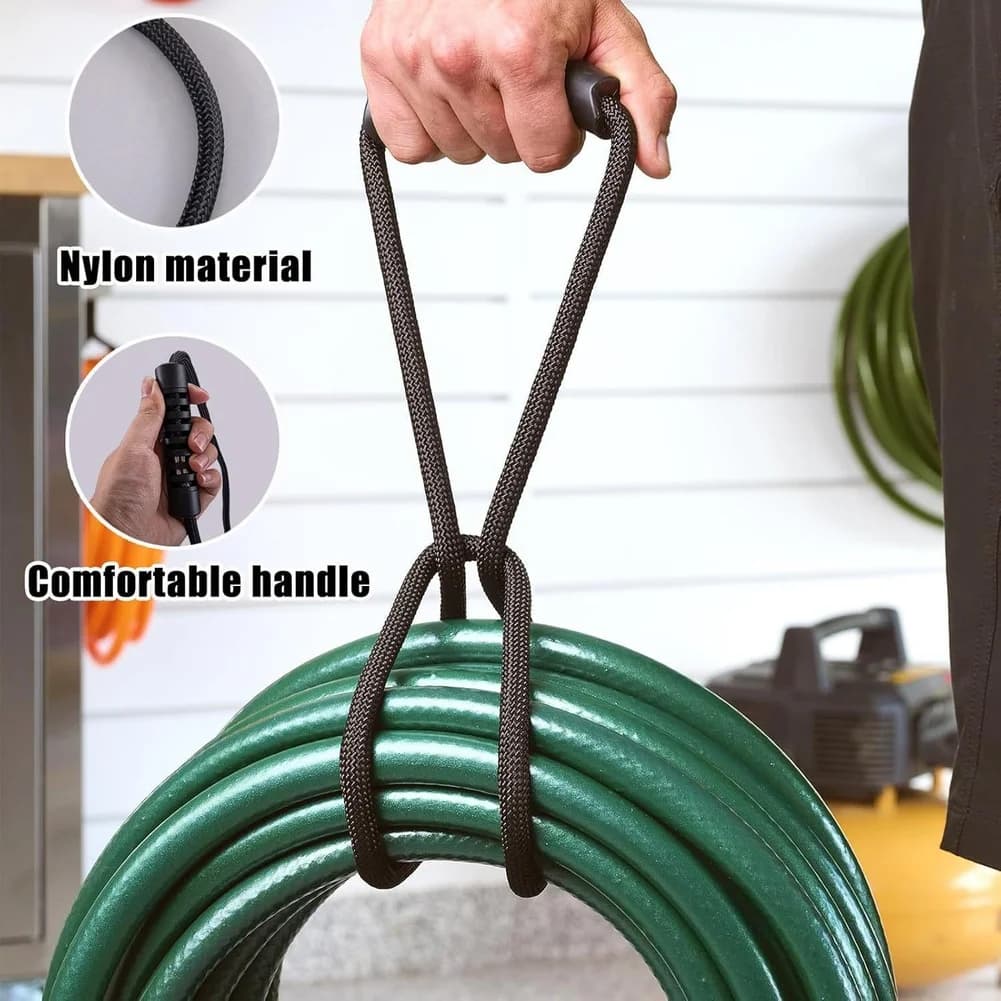 Confezione da 3 Fascette in Nylon da 60 cm per Organizzare Cavi, Riutilizzabili, per Casa e Attrezzi