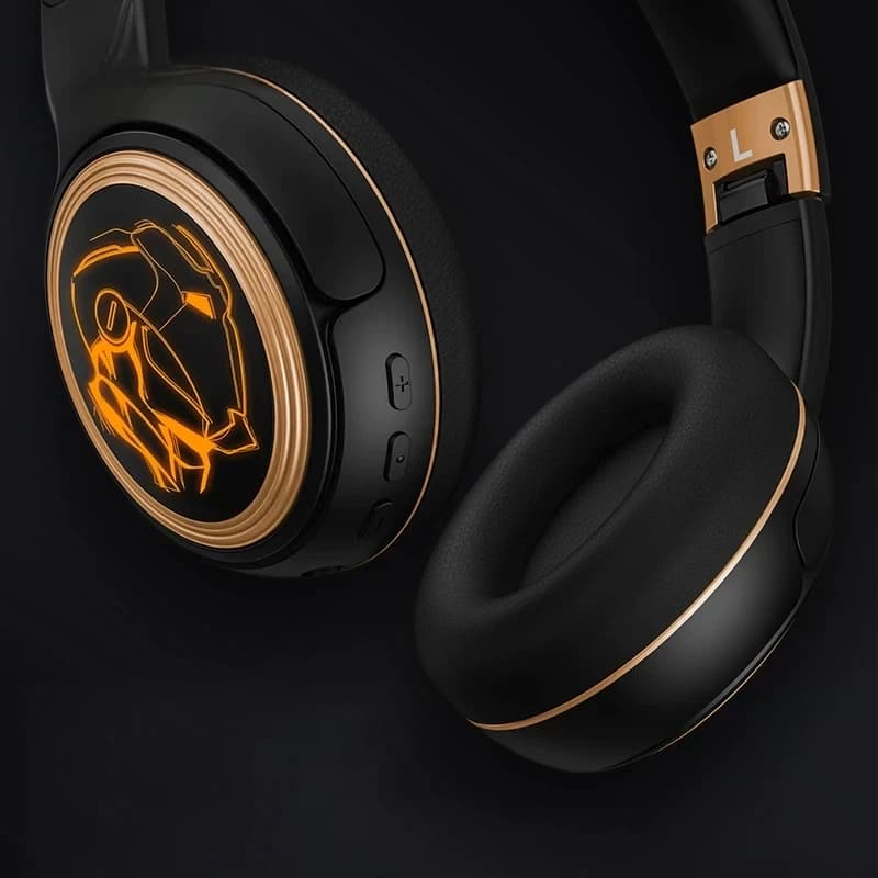 Cuffie Bluetooth Anime Marvel, cuffie sportive wireless con microfono, cuffie da gioco con cancellazione del rumore, regali perfetti, sorpresa