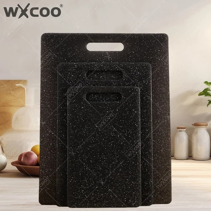 WXCOO Tagliere Bifacciale in Plastica per Frutta, Verdura e Alimenti per Bambini, per Cucina e Casa