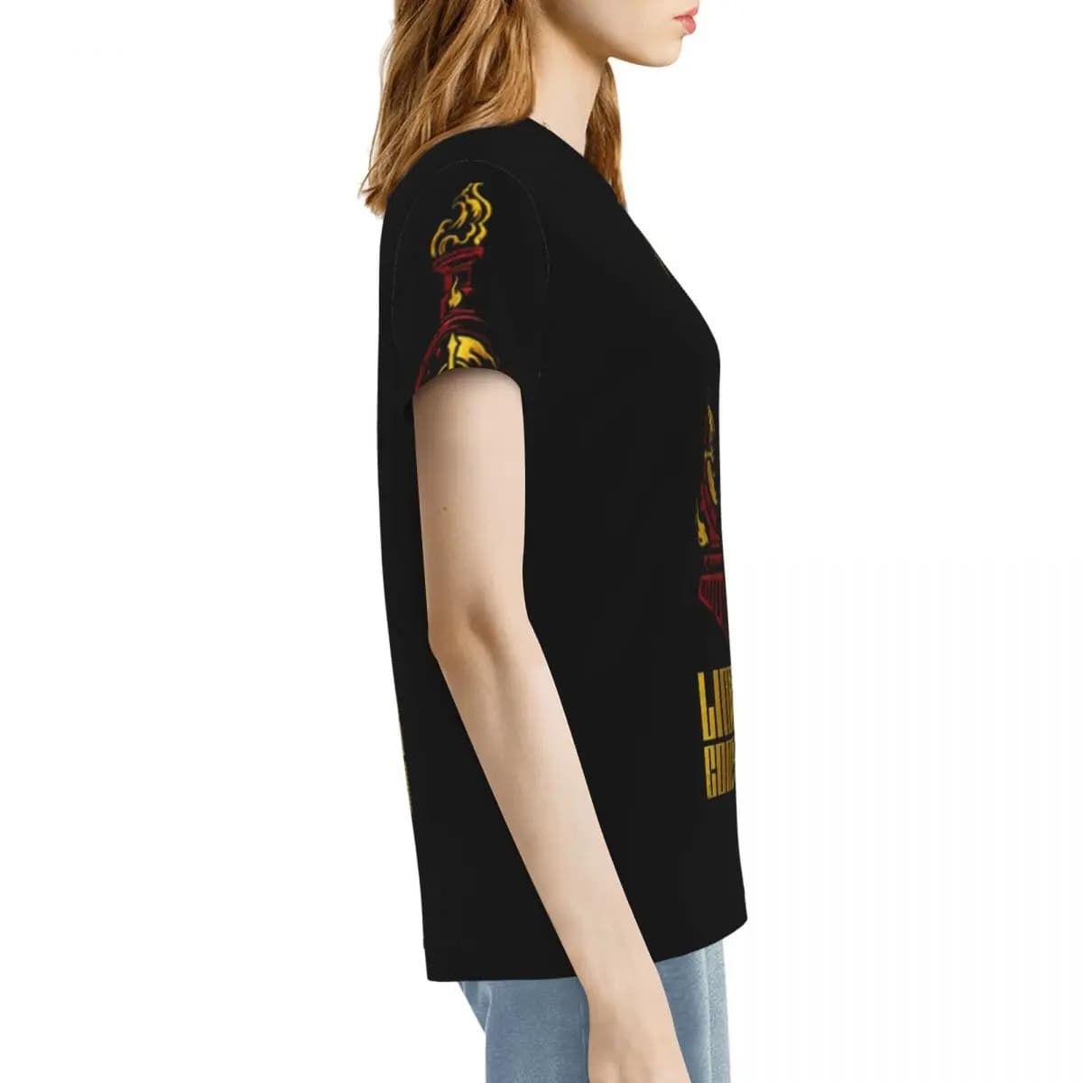 T-shirt Limbus Company da donna a maniche corte, girocollo, streetwear, in cotone, estiva