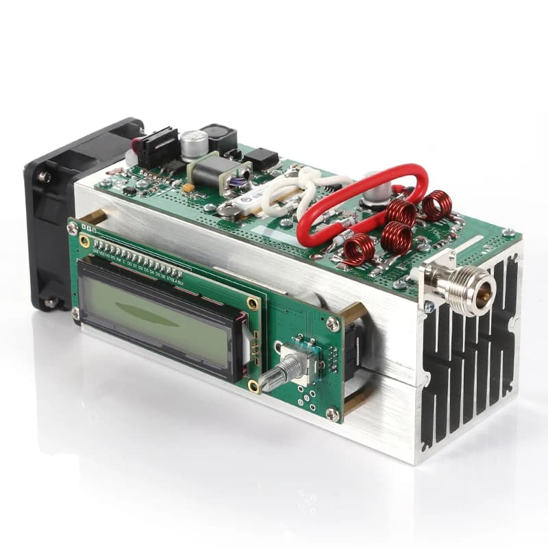 120W regolabile 87.5-108MHz trasmettitore FM stazione Radio Ham protezione completa Design supporto scheda SD MP3 alta precisione