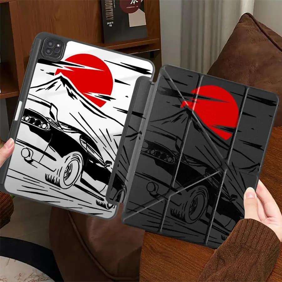 Protective Case for Tablet with iPad Mini 6 7 Air 4 5 M3 M2 1 2 M4 11 inch Pro 2025 11a 10a 9a 7a generation 12.9 inch, Design Carton Animated
