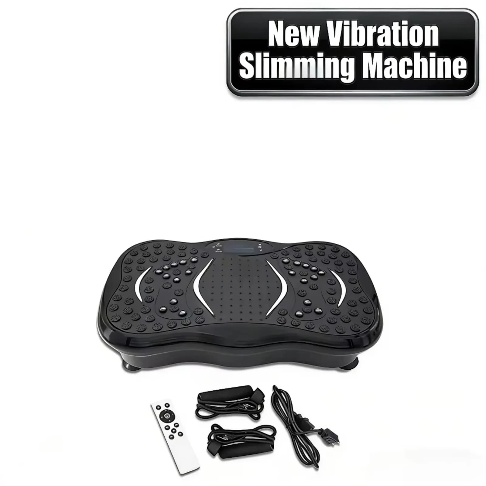 Vibrant Pedal for Linphatic Slimming and Drainage, Domestic Exercise Equipment with Remote Control and Resistance Bands