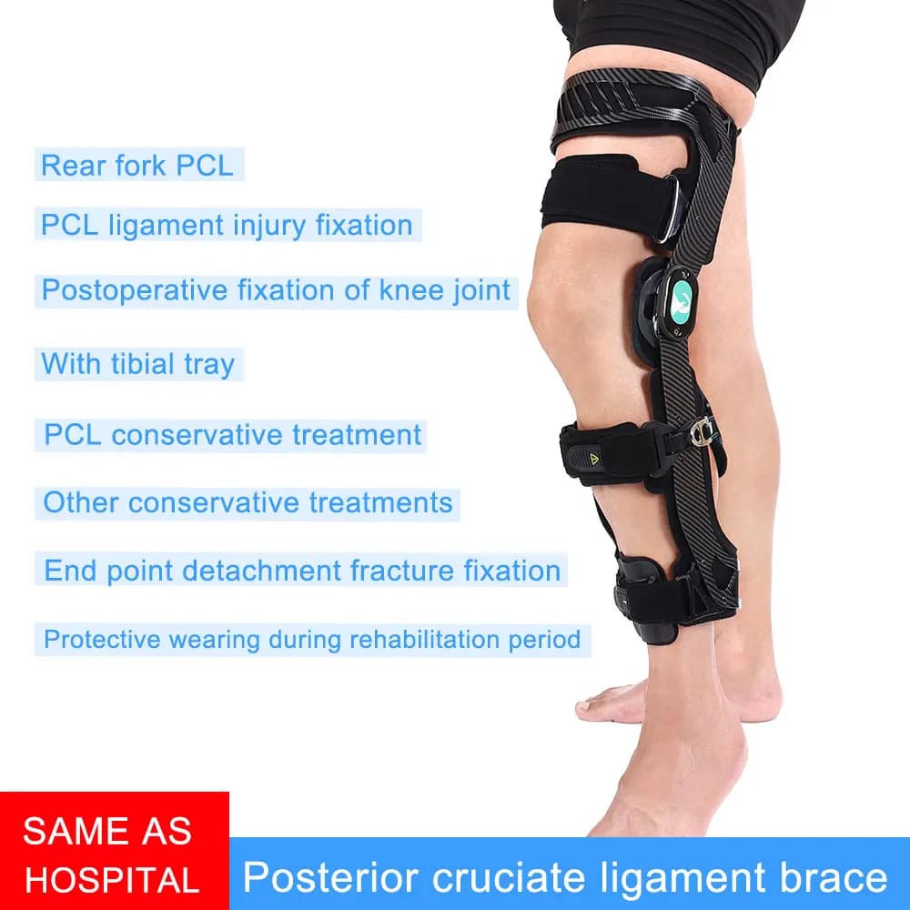 Ginocchiera ACL, supporto funzionale per ginocchio per PCL, MCL, lesioni sportive ai legamenti, strappo del menisco, sollievo dal dolore articolare del ginocchio