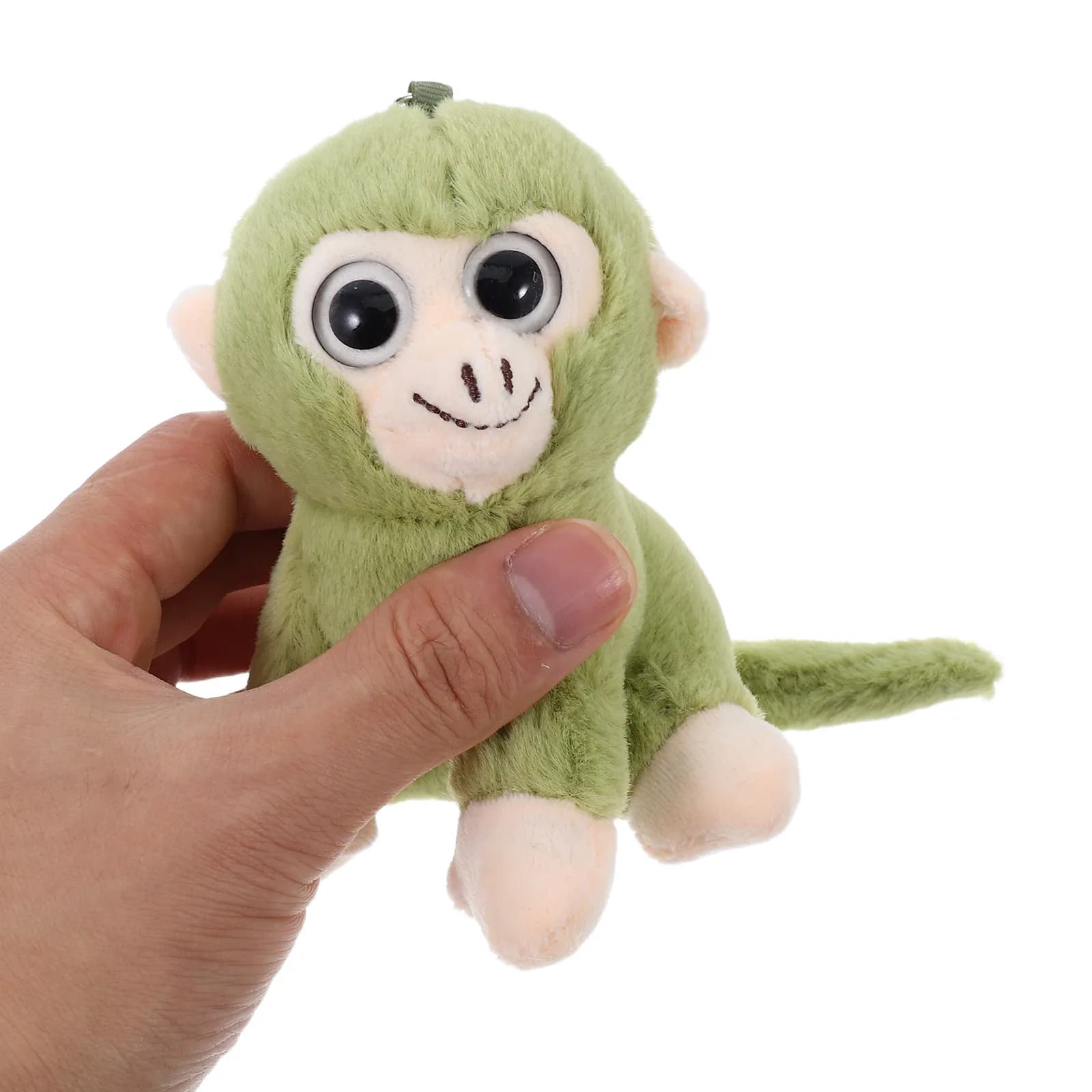 Portachiavi con Peluche Marrone, Ciondolo Decorativo a Forma di Animale per Zaino, Borsa, Custodia del Telefono, Accessorio