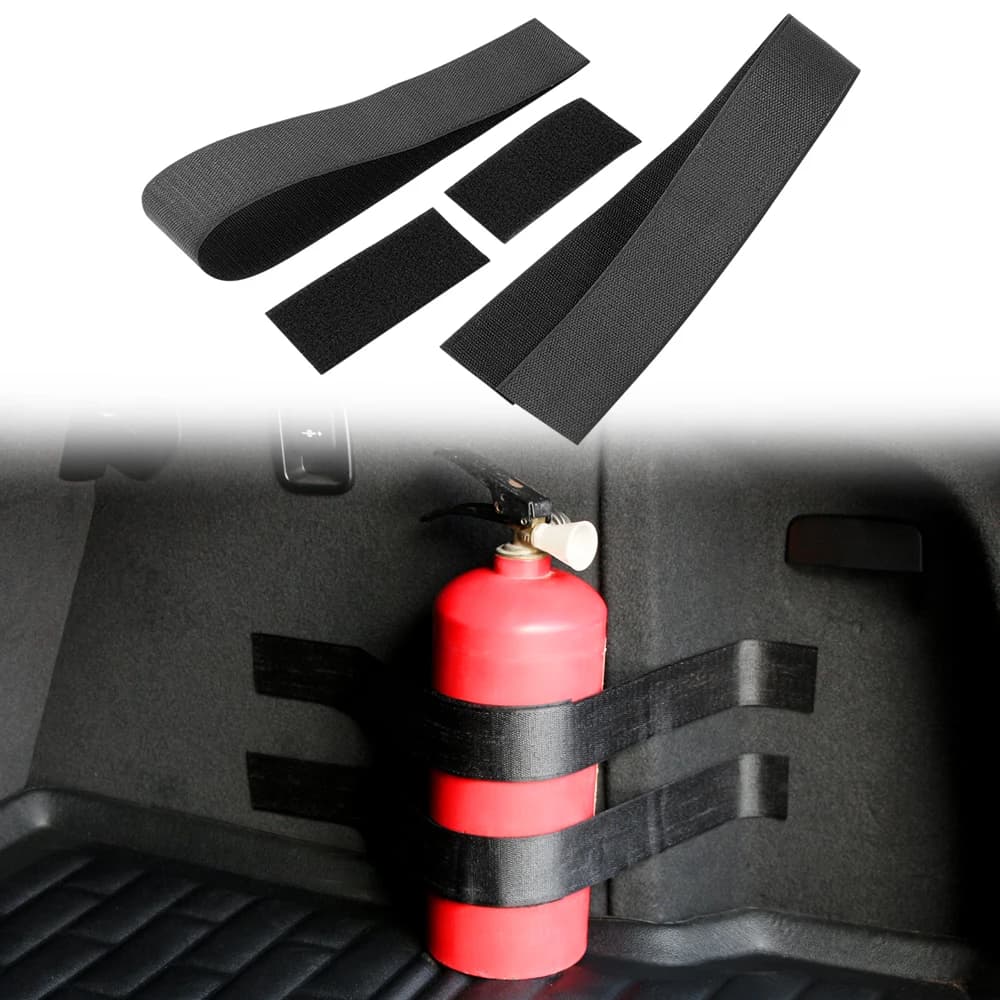 Estintore con nastri magici di stoccaggio per Mercedes Benz W211 W203 W204 W210 W124 AMG W202 CLA W212 W220