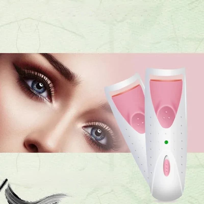 Piegaciglia Elettrico Riscaldato per Donne, Strumento Automatico per Permanente Ciglia a Lunga Durata, Nuovo Accessorio per il Trucco, Clip Riscaldata per Ciglia