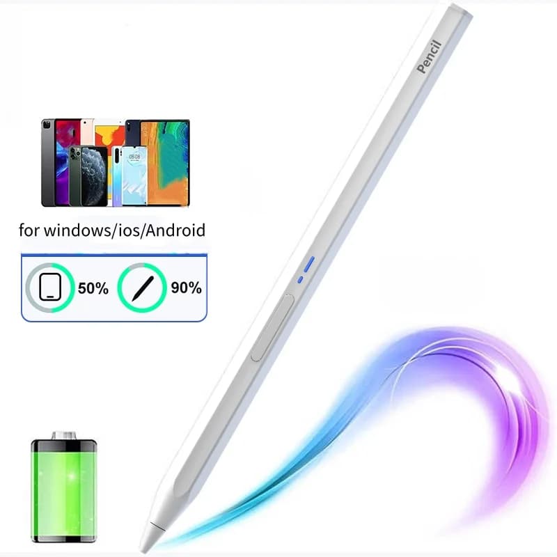 BP19 Universal Stylus Pen, Type‑C Charging Capacitive Touch Pen With POM Nib For iOS Android Windows Touch‑Screen Tablet Phone