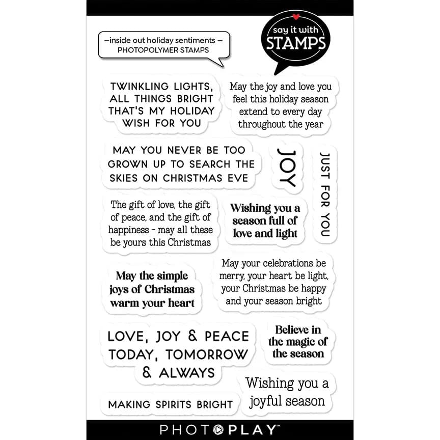 July 2024 New Christmas holiday Sentiments Words Clear Stamps Scrapbooking Paper Making NO Cutting Dies Frames Card Craft