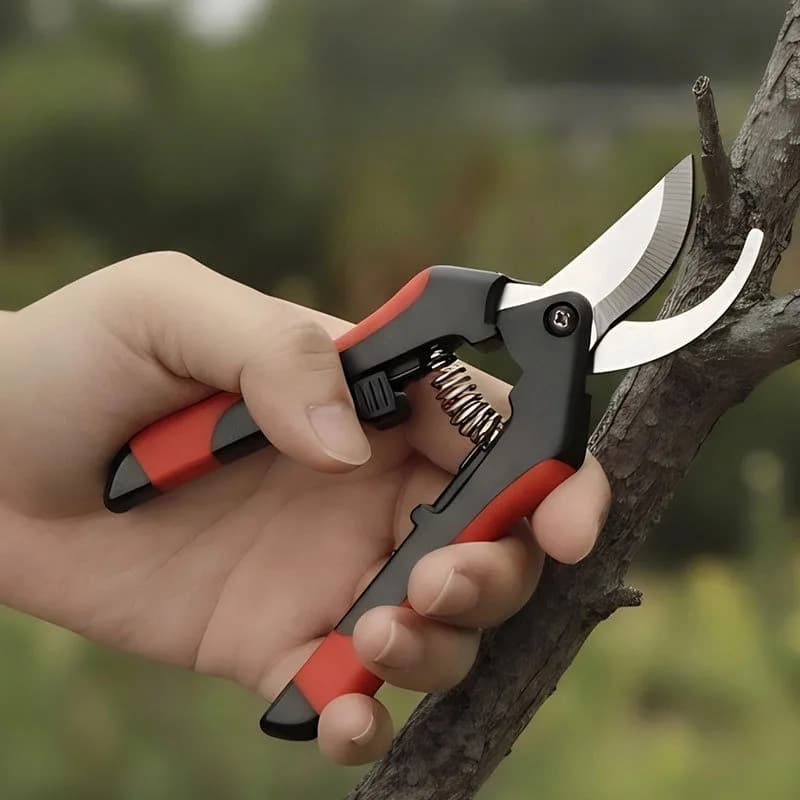 2 piece stainless steel pruning shears for garden fruit harvesting Comfortable and portable garden tools to save labor