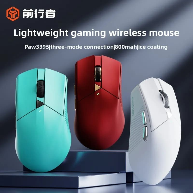 VGN GS01 Wireless Lightweight Gaming Mouse, Tri-Mode Bluetooth, for Small & Medium Hands, Laptop & Desktop Compatible