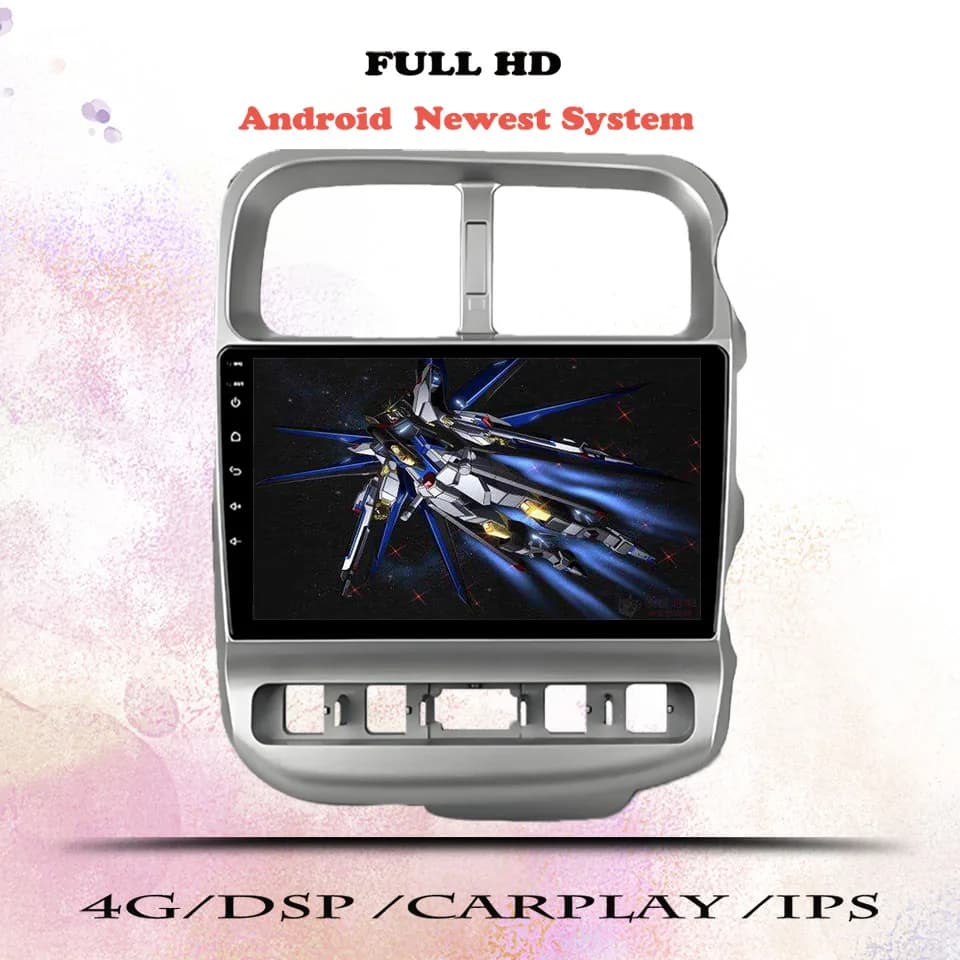 Autoradio Android 14 con Navigatore GPS e Lettore Multimediale 2 Din per Kia Bongo 2004 2007 2009 2012