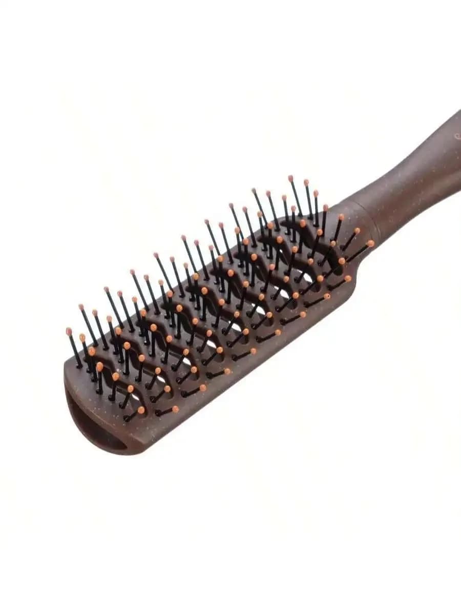 Spazzola per capelli infusa con olio di cocco per asciugatura, styling, arricciatura e stiratura di tutti i tipi di capelli