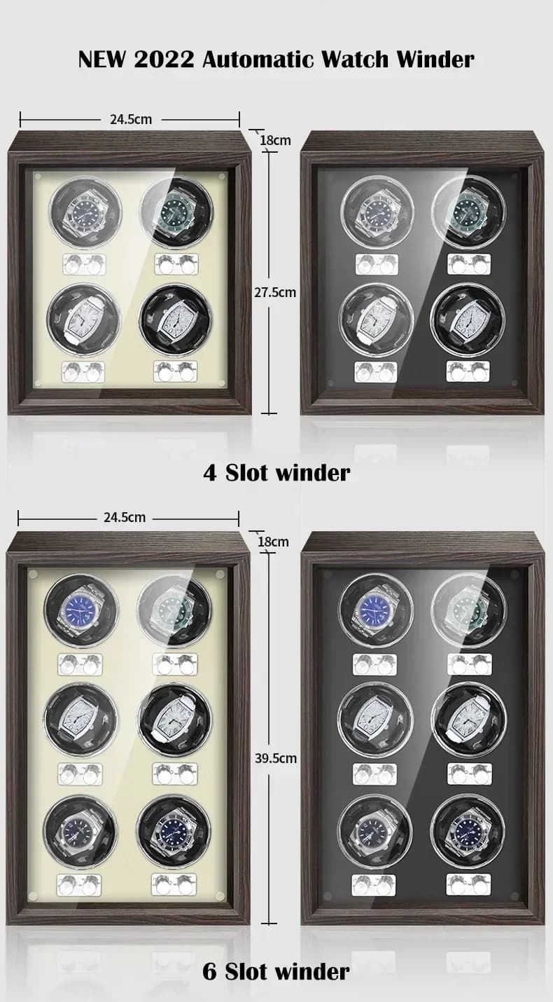 Best Seller Primo vendite calde Articolo di vendita caldo Avvolgitore per orologi automatici Scatole di legno Scatole di visualizzazione per orologi meccanici M