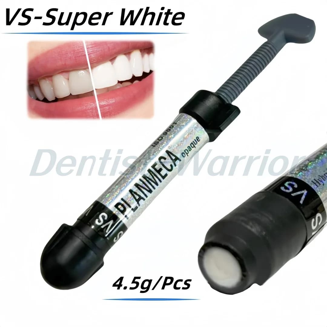 Composite Resin Dentale VS for Faces, Super White, Hybrid, for Aesthetics and Dental Whitening, Restorative Dentistry Tool 4.5g/Pz