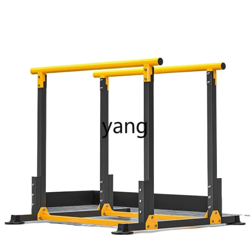Fitness device LMM, traction device with horizontal bar, trainer for bending and extension of the arm with single parallel bar