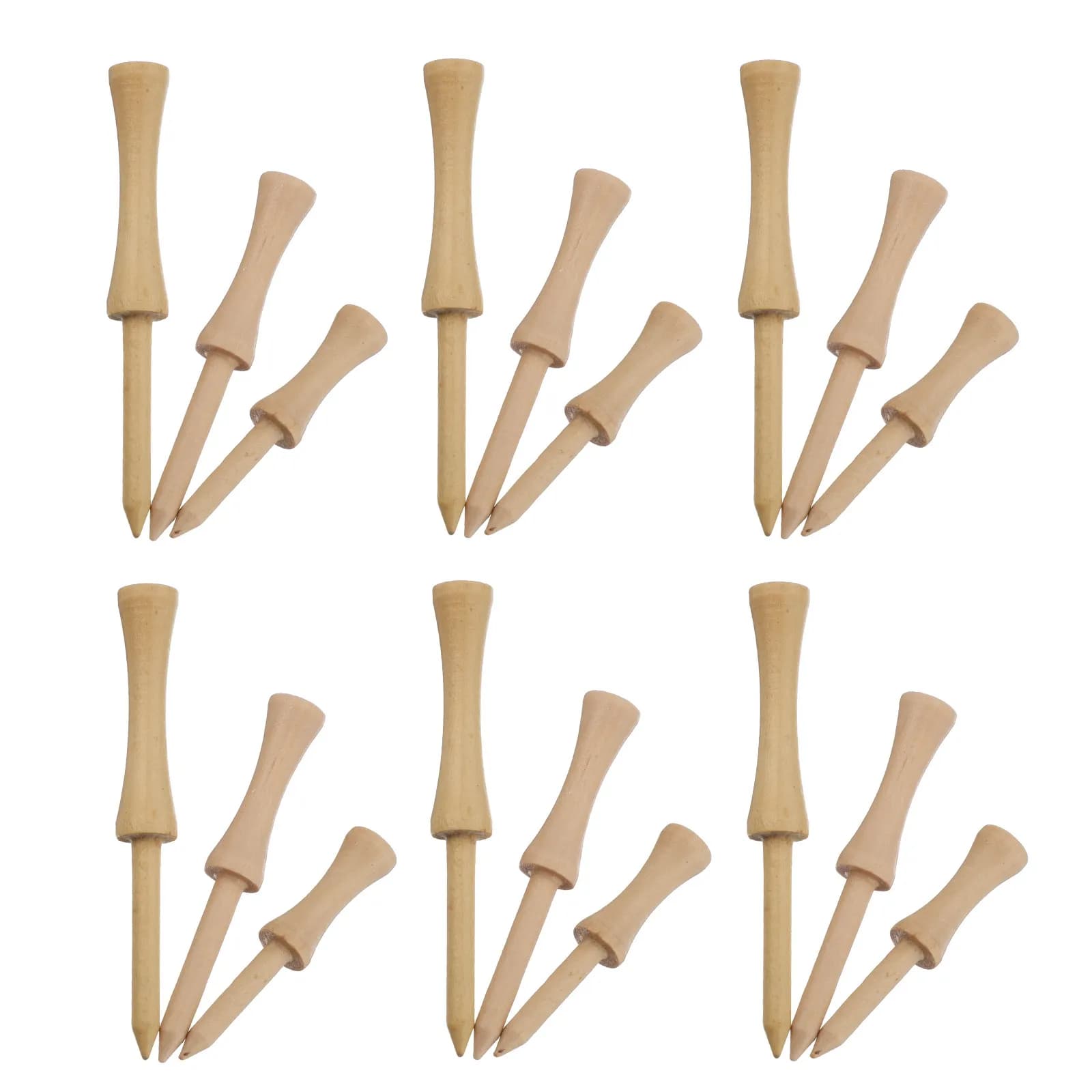 35 Pezzi Tee da Golf Premium Professionali in Plastica per Mazze Lunghe, Miglioramento della Distanza e della Precisione, Ausilio per l'Allenamento Indoor