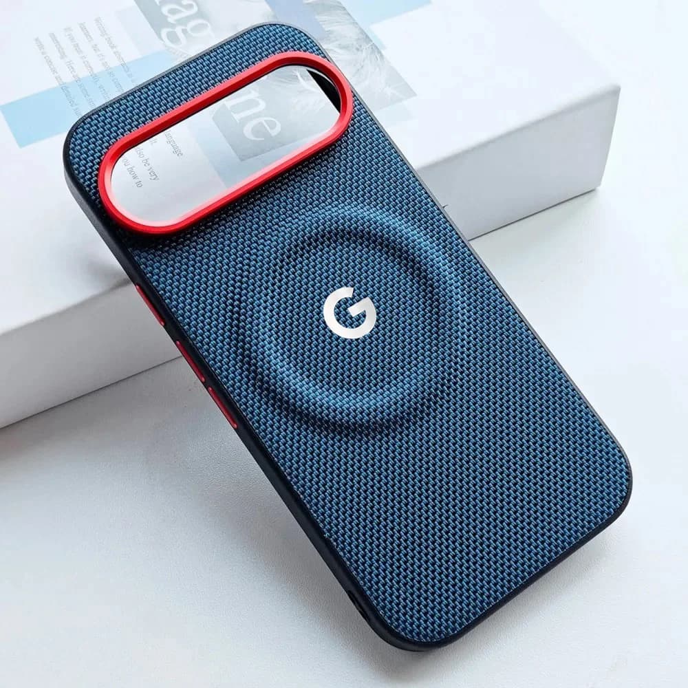 Luxury PU Weave Leather Texture Magnetic Phone Back Case For Google Pixel 11 10 9 Pro XL Shockproof Wireless Charg Protect Cover