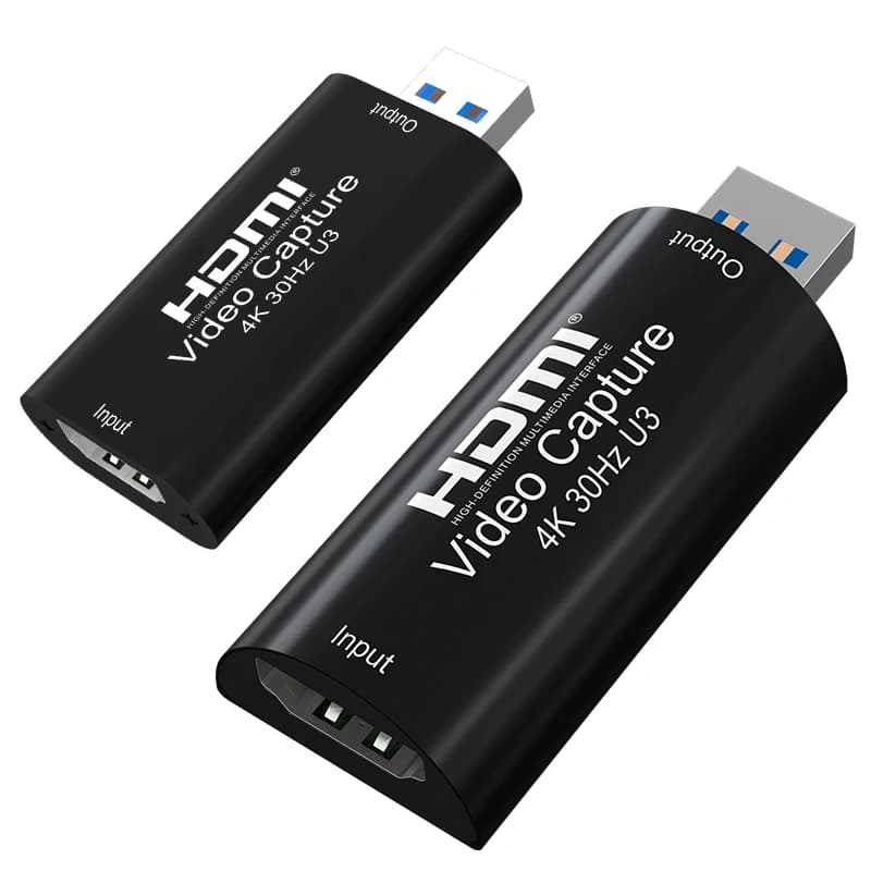 Video Capture Card HDMI 4K MS2130 USB 3.0 Real 1080P 60FPS Capture Device Recording Screen Game for Live Video Conferencing Streaming
