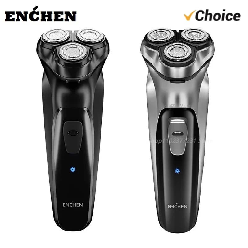 New ENCHEN BlackStone Electric Shaver Razor Men Type-C Rechargeable Shaving Beard Machine Intelligent Control Travel Lock 100%