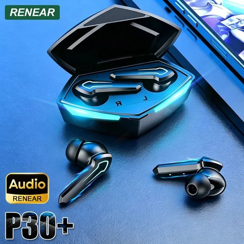 Wireless Headphones Stereo LED Gaming HiFi Headset For Xiaomi Redmi Mi Huawei iPhone Samsung Universal Mic Bluetooth Headset