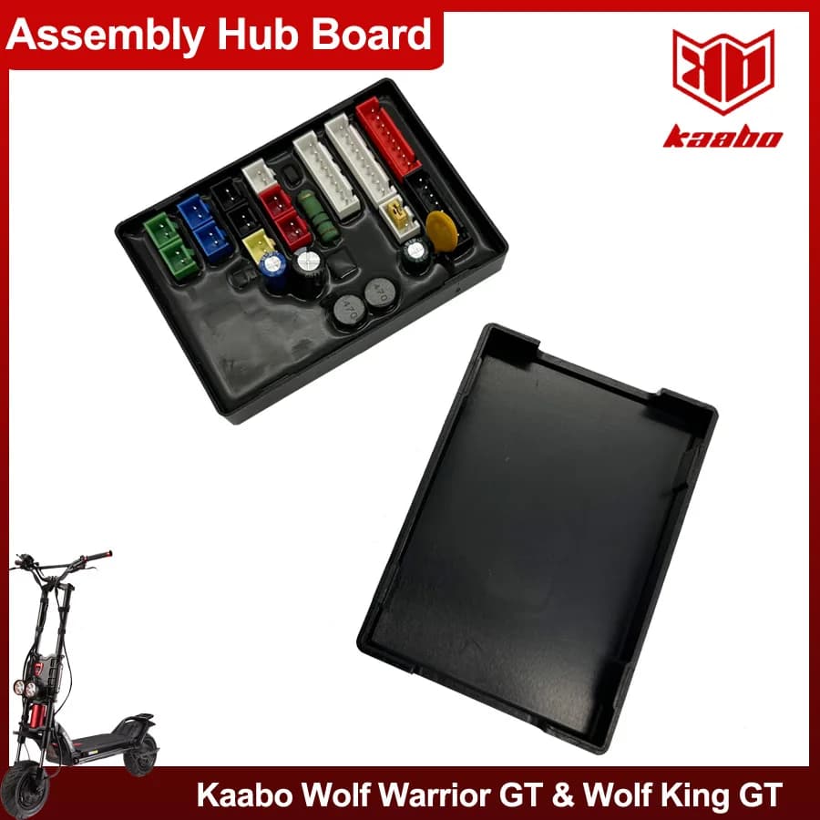 Wolf GT Montaggio Mozzo Bordo Collare Scatola di Controllo Cablaggio per 60V 72V Kaabo Wolf Warrior GT King GT PRO PLUS + Parte Scooter Elettrico