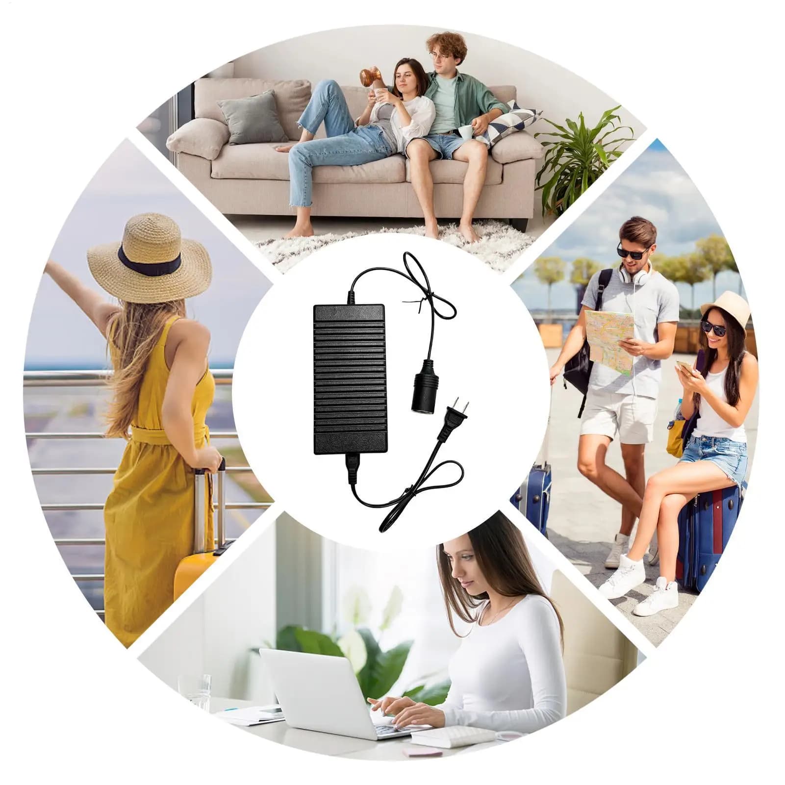 Disguised Safe For Travel Power Adapter Shape Jewelry Organizer Money Hiding Containers For Women Men Homeowners Renters Home