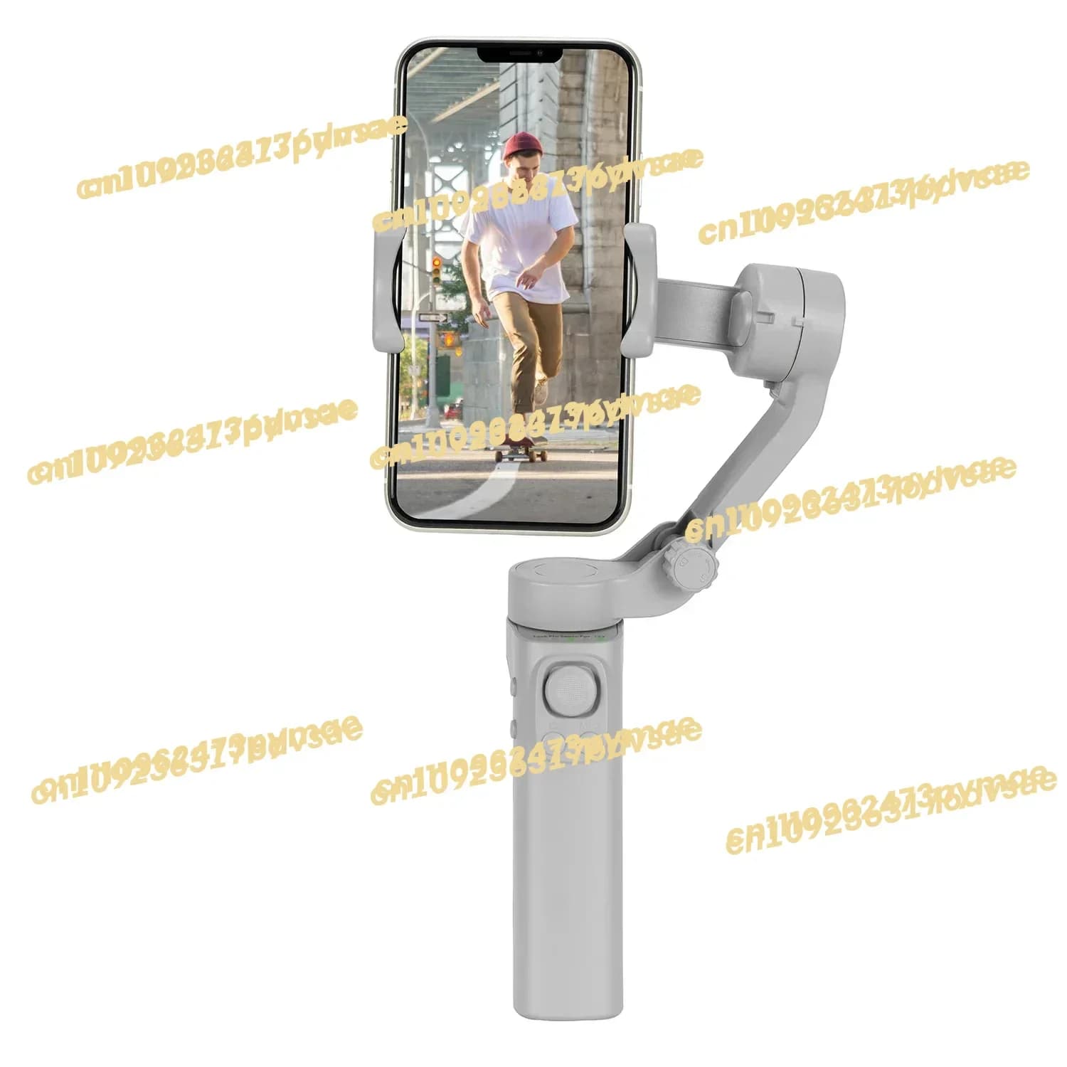 Nuovo Design 2025: Stabilizzatore Gimbal a 3 Assi per Smartphone, Ideale per Selfie e Video Sportivi