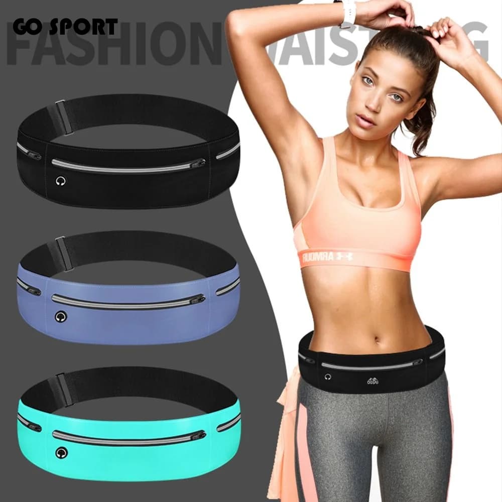 Marsupio Impermeabile da Uomo per Corsa e Sport all'Aperto, Porta Cellulare, Accessorio per Palestra