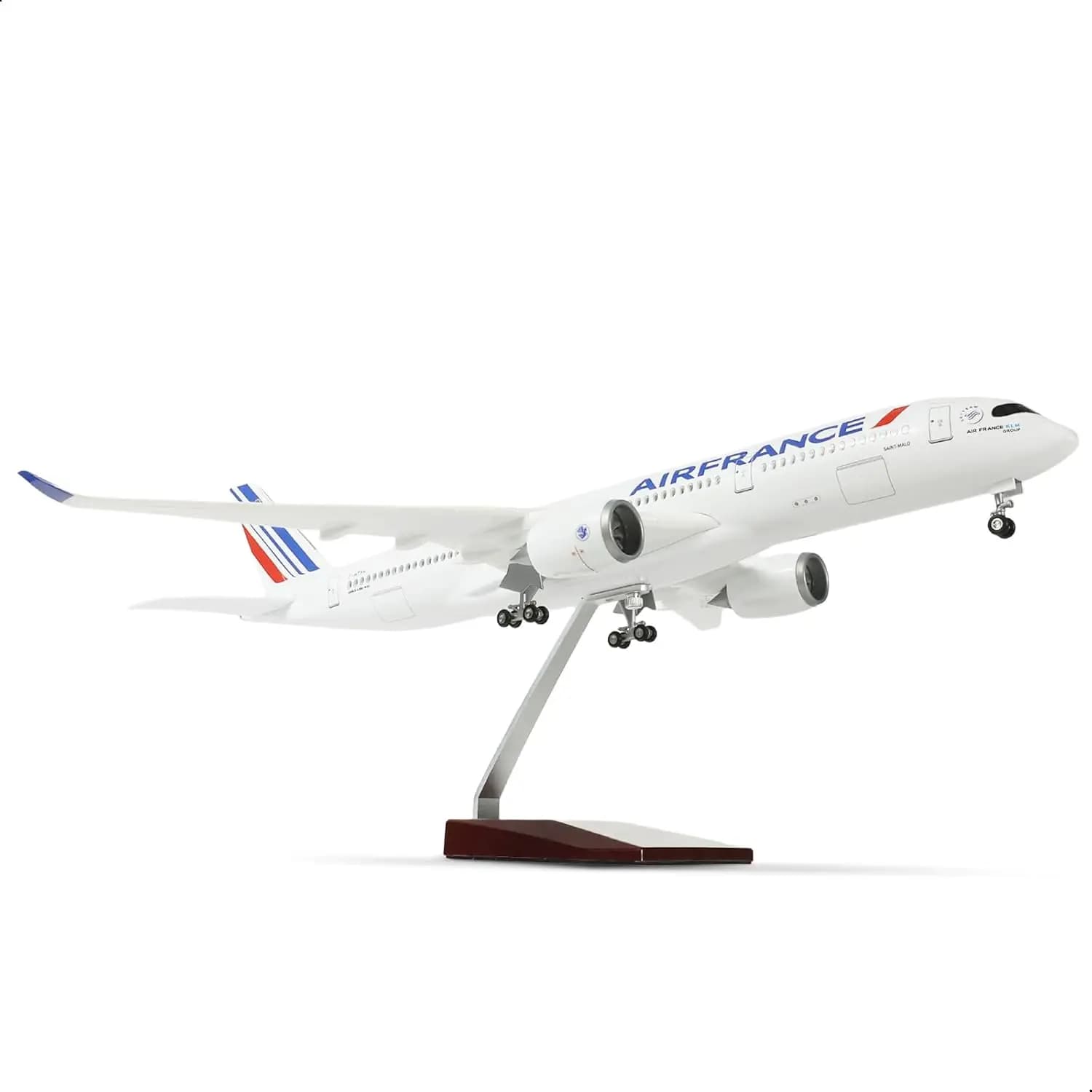 Kit modello di aereo francese A350 in scala 1/144. È un regalo ideale per gli appassionati di aviazione adulti o un oggetto decorativo da esporre.