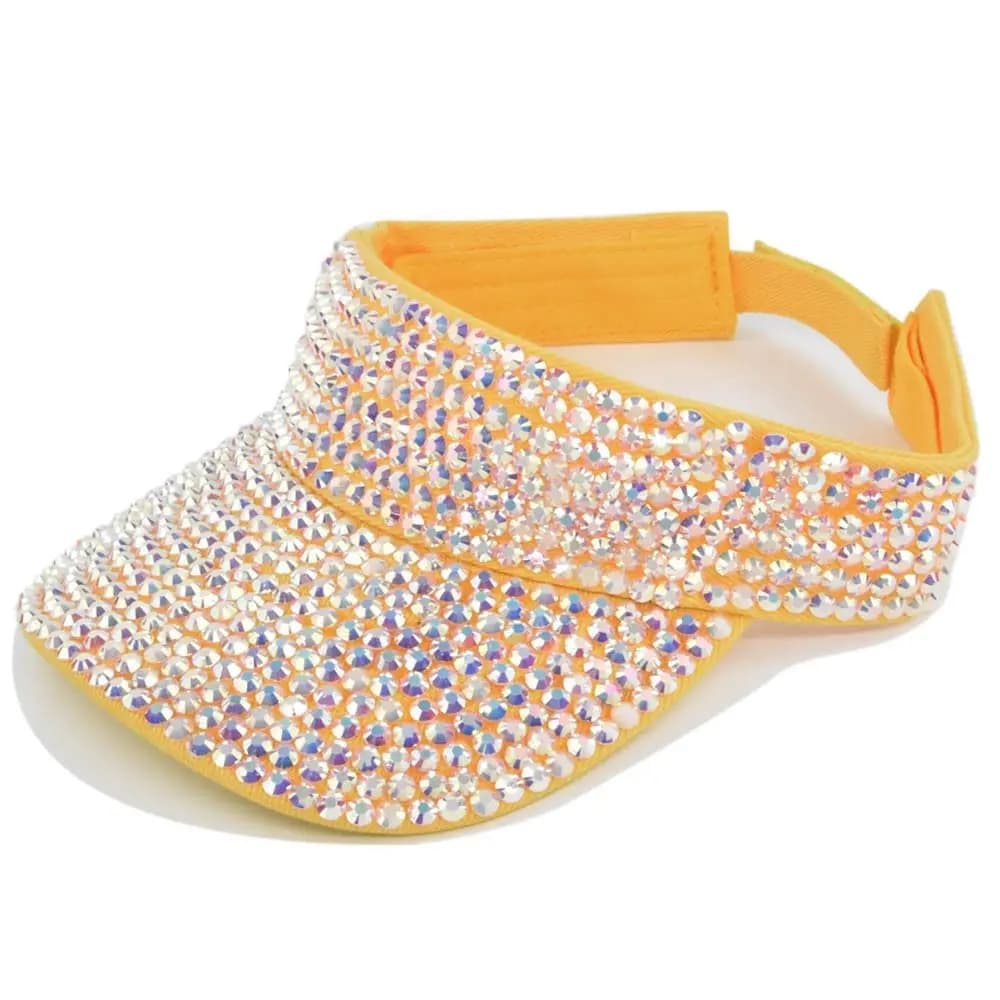 Women Cool Empty Top Luxury Sports Cap Beach Hats Baseball Caps Rhinestone Hats Women cap Korean Style Hats
