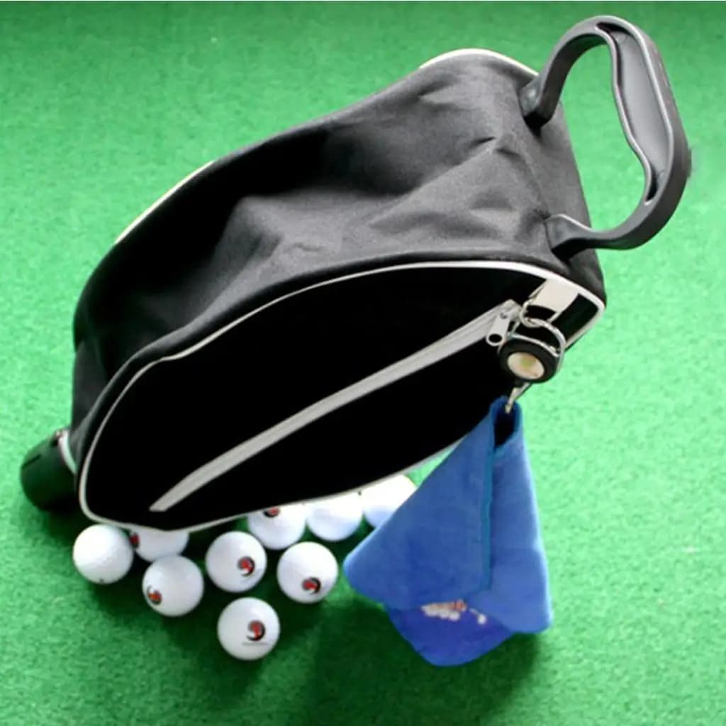 Raccoglitore Telescopico per Palline da Golf, Kit di Stoccaggio in Nylon per Accessori di Allenamento Golf