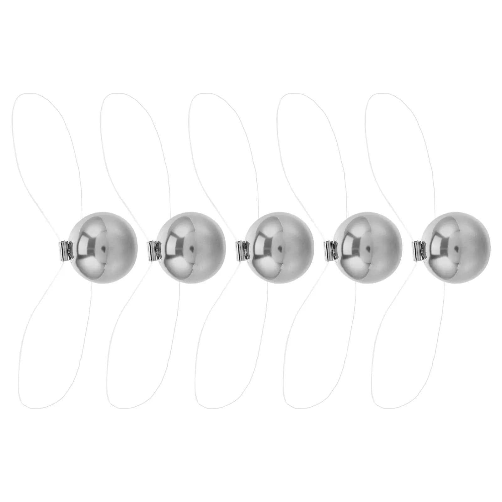 Set di 5 Sfere in Acciaio Inox per Esperimenti di Fisica, Decorazione da Scrivania, Gadget Scientifico