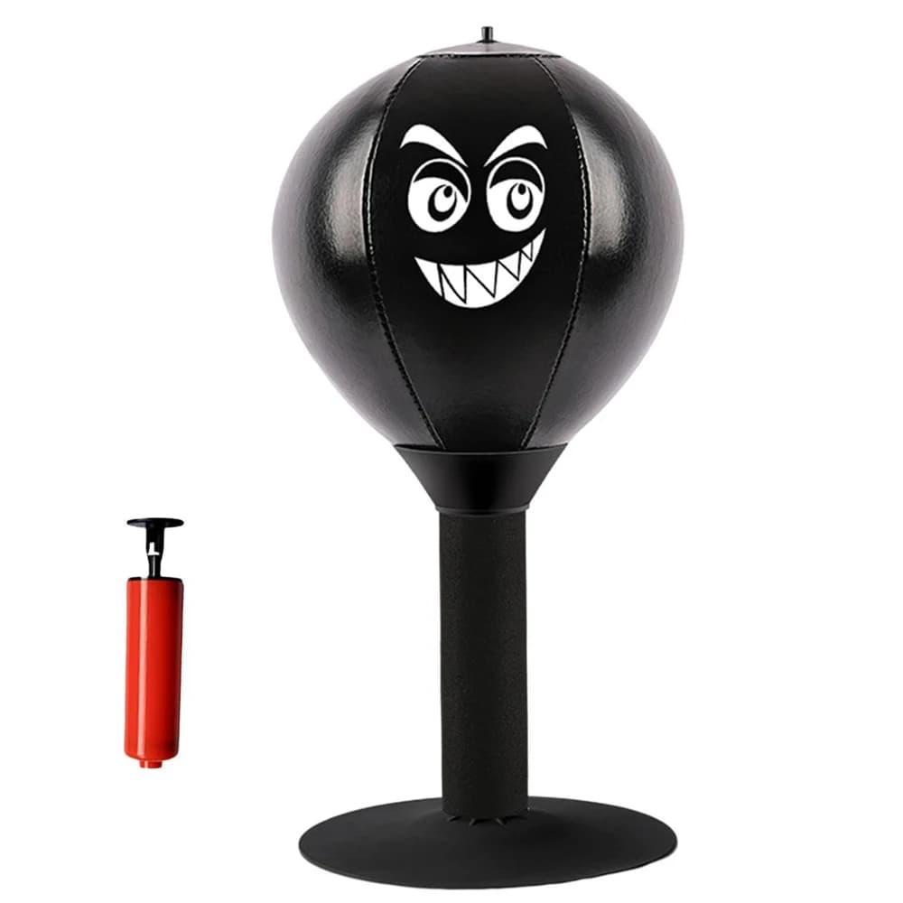 Desktop boxing bags Stress Reliever Punching Bag Toy With Suction Cup Stress Buster Desk Boxing Punch Ball Relief Fitness Balls