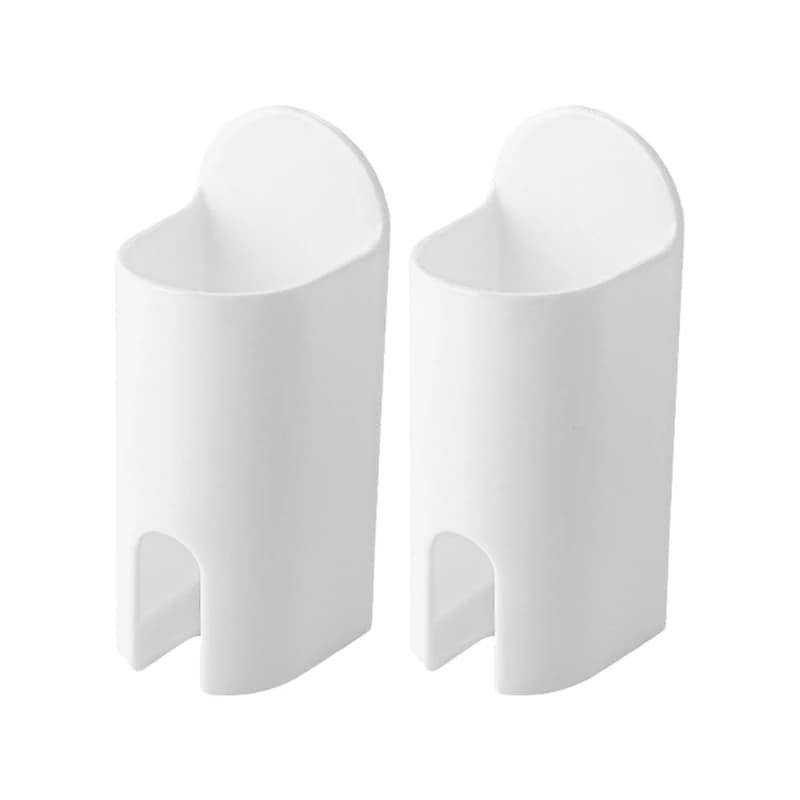 2025 New Bathroom Toothbrush Organizers Adhesive Installation Plastic Holder Waterproof Designs for Electric Brushes Space
