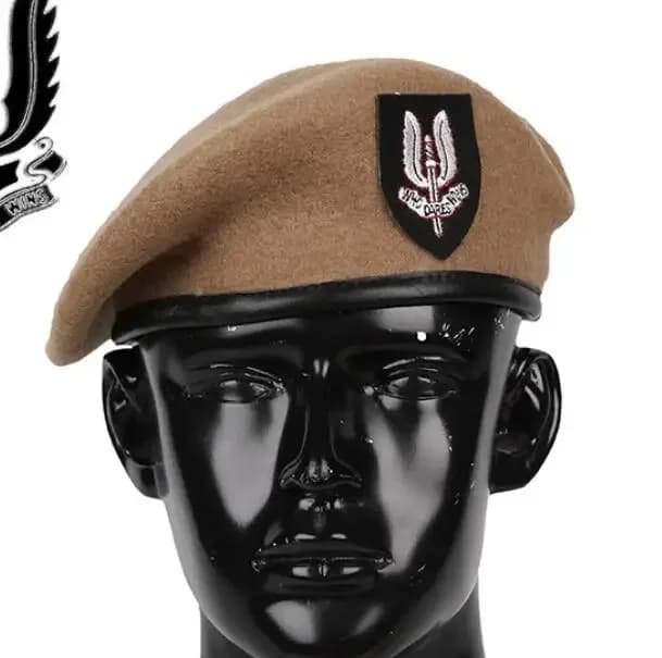Berretto da uomo primaverile in lana speciale British SAS Beret