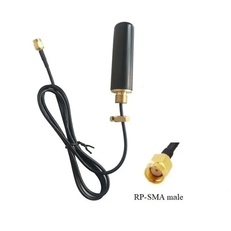 Antenna per auto in gomma wifi da 2,4 GHz per uso esterno impermeabile di piccole dimensioni con montaggio a vite