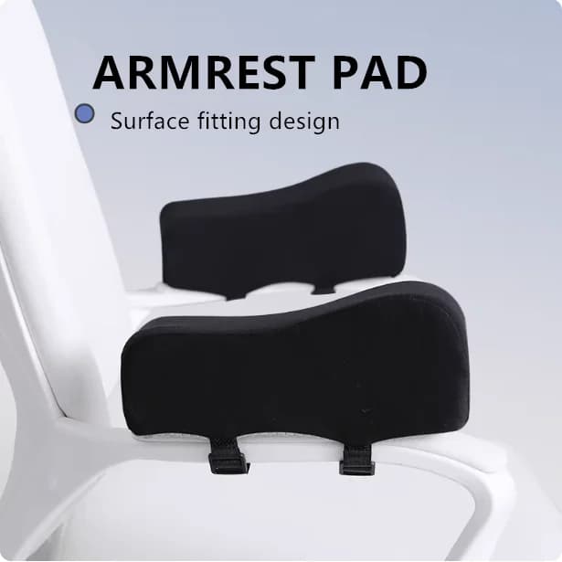 Cuscino per Braccioli Ispessito, Supporto Ergonomico in Memory Foam per Sedie da Ufficio e Gaming
