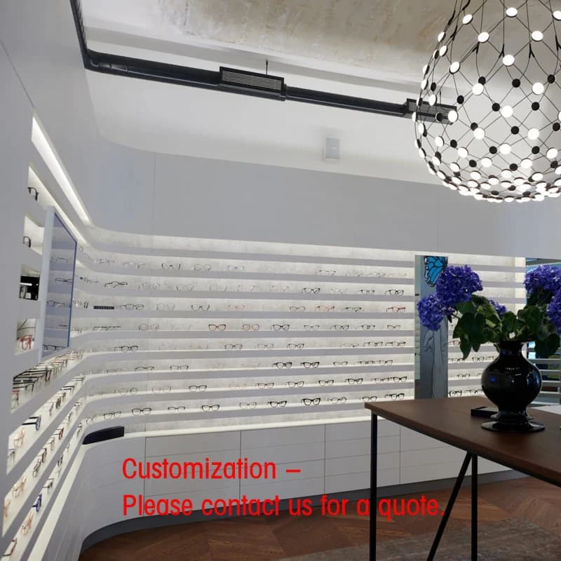 Vetrina Espositiva per Occhiali e Arredamento Ottico Personalizzata | Espositore Personalizzato per Occhiali da Sole LED con Materiale