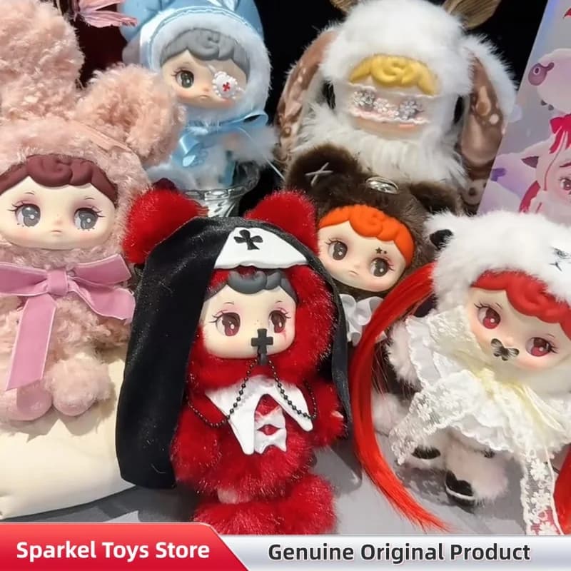 Genuine Tarti Silent Haven Series Blind Box Kawaii Plush Pendant Figures Room Decoration Toy Doll Bag Charm Birthday Gift