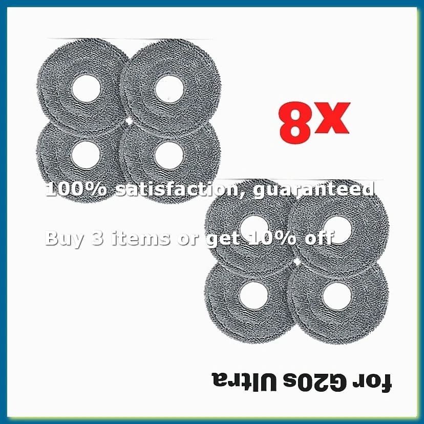 For Saros 10R Rotating Mop Cloth Parts for G20s Ultra Rotary Mops Pad Accessories-A009