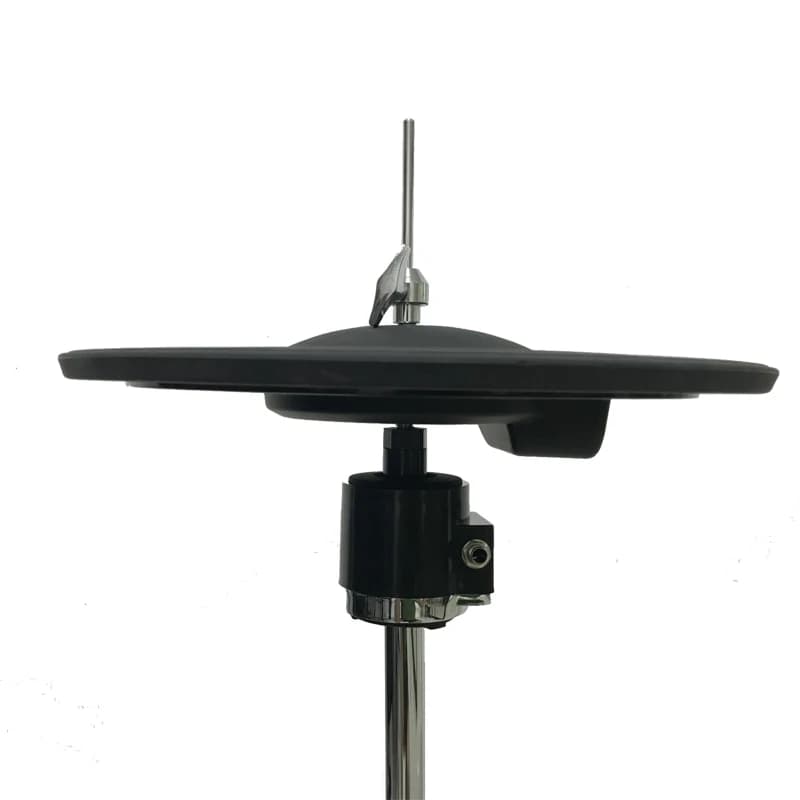 12" Hi-Hat Electronic Cymbal Pad, Dual Zone Trigger Built-in VH11 Sensor for Electric Drum