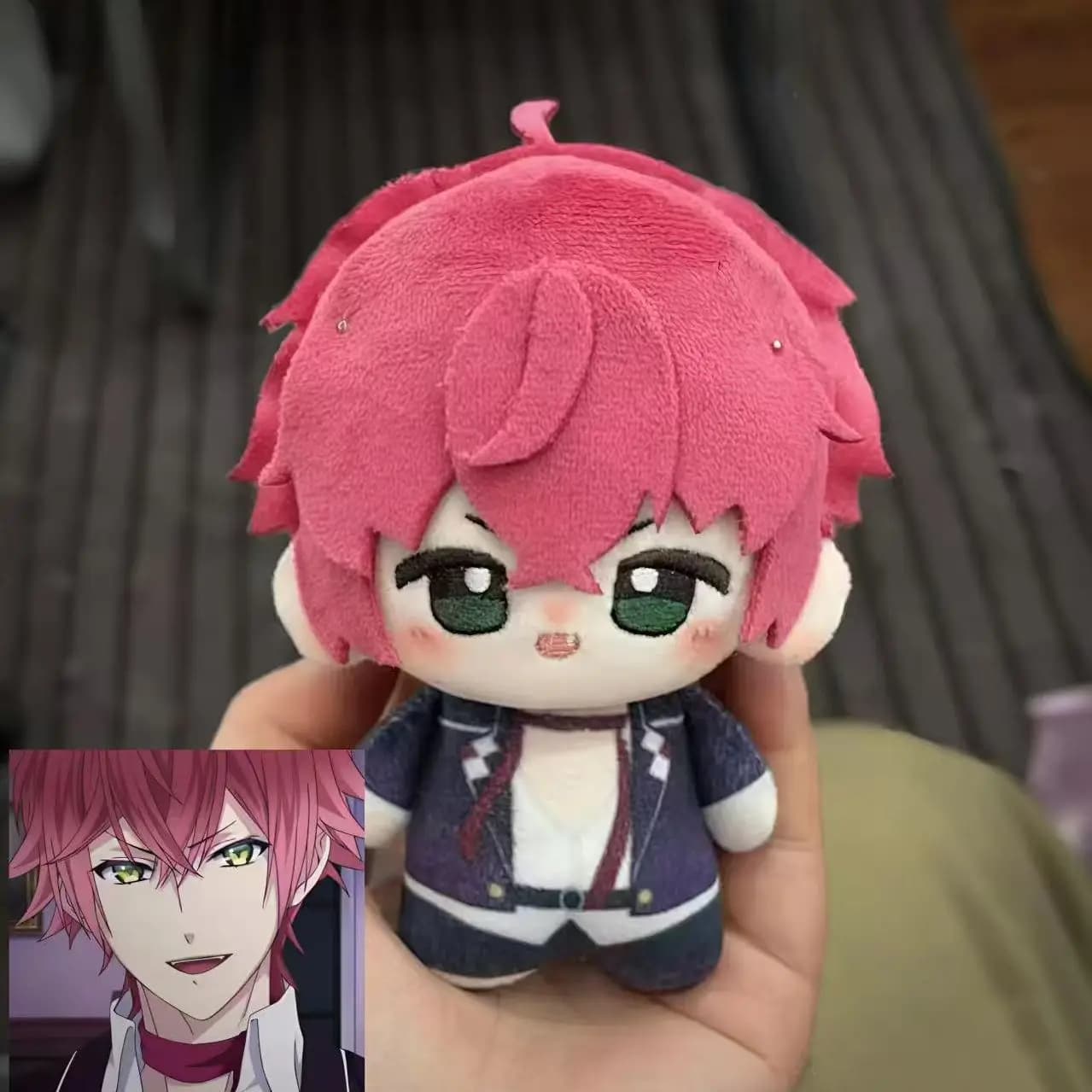 10CM Anime Diabolik Lovers Sakamaki Ayato Cosplay Plush Backpack Plushies Keychain Ornament Christmas Gifts Accessories Props