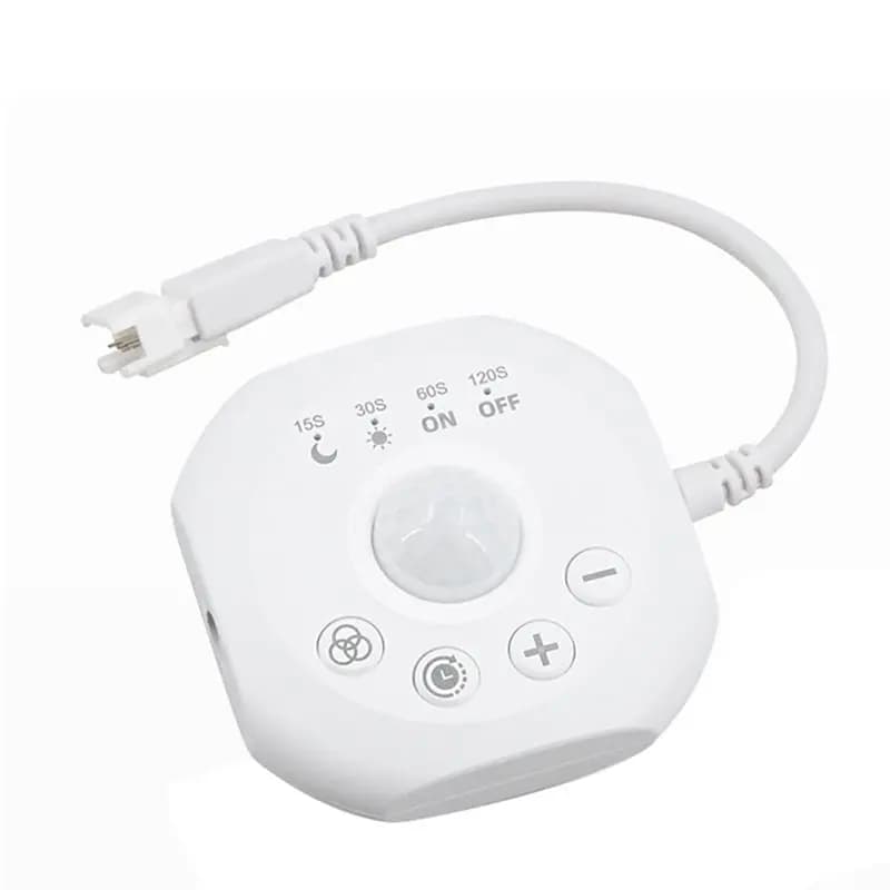 AS95-PIR Motion Sensor For Running Water Flowing LED Strip Horse Racing Light Dimmable Timer Control DC5-24V