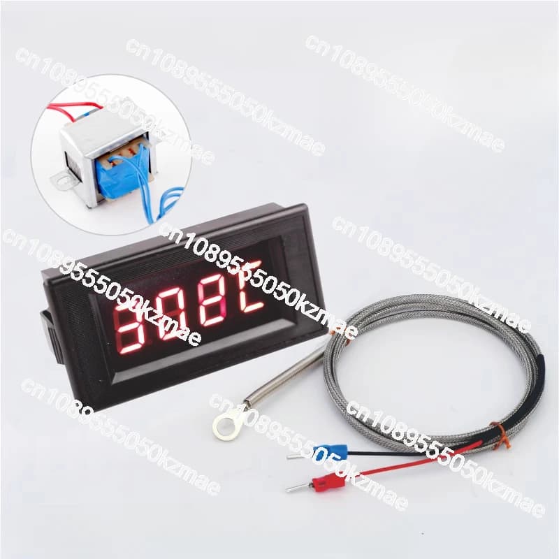 Misuratore con display digitale industriale Termometro digitale a termocoppia tipo K ad alta precisione 0-800 gradi per forno elettrico