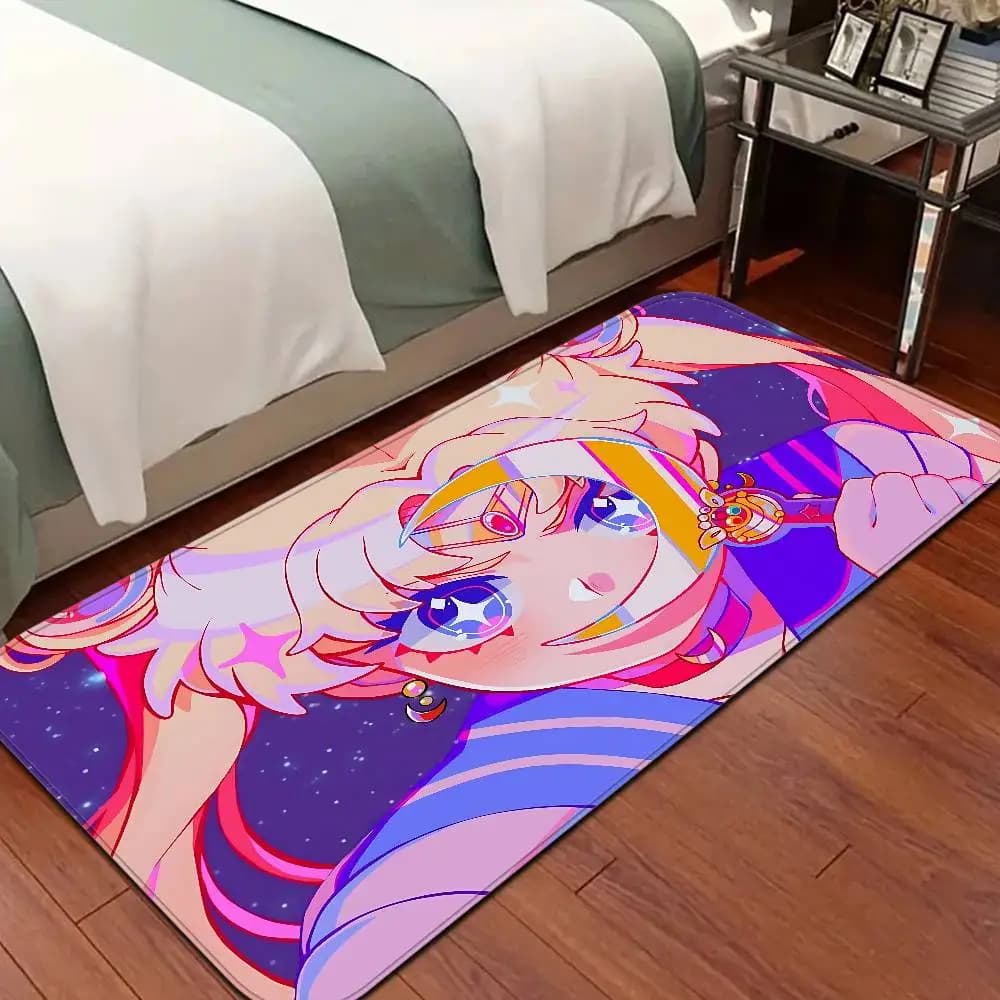 Anime R-Role S-Sailor M-Moon Tappeto da pavimento Stile nordico Zerbino per la casa Tappetini per bagno-WC Camera da letto Hotel Decor Mat